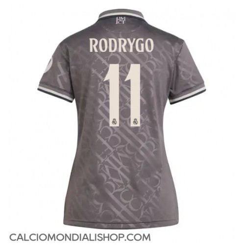 Maglie da calcio Real Madrid Rodrygo Goes #11 Terza Maglia Femminile 2024-25 Manica Corta